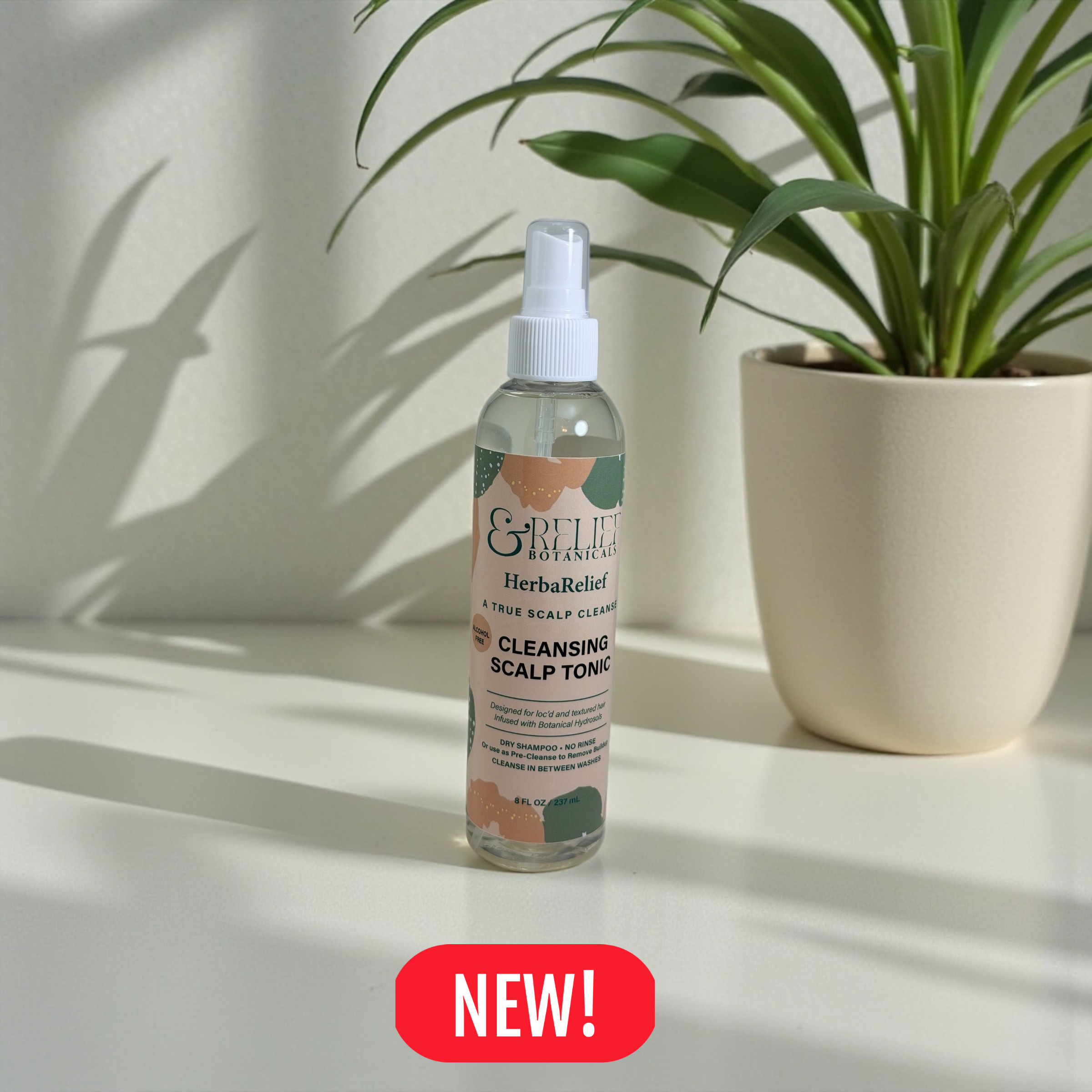 HerbaRelief Cleansing Scalp Tonic for Locs or Braids